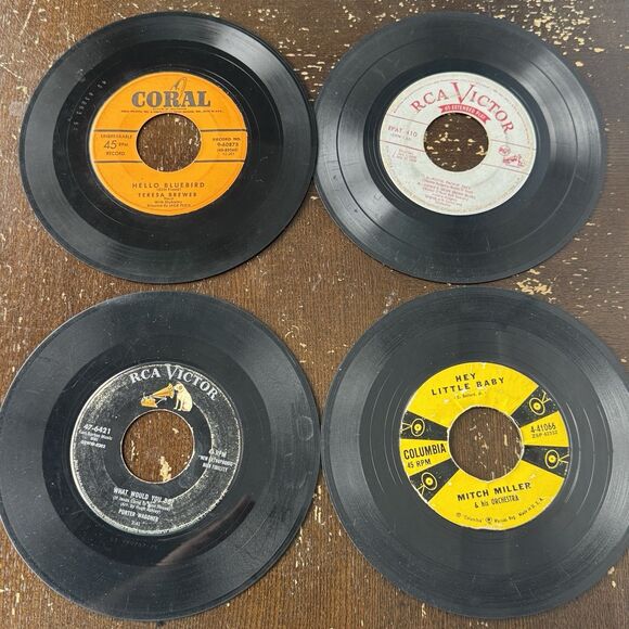 Vintage Country Music 7” 45s VG Vinyl Honky Tonk Cowboy Records Beer Heartbreak - Picture 8 of 11